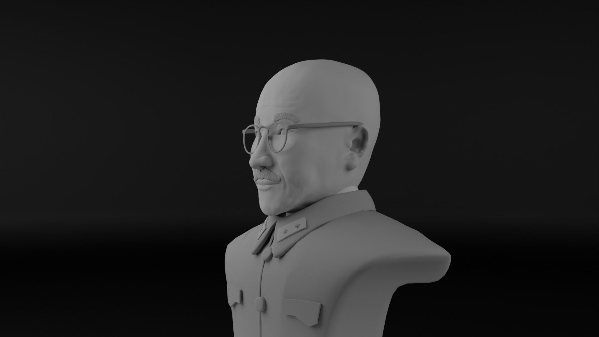 Hideki Tojo 3D model_23