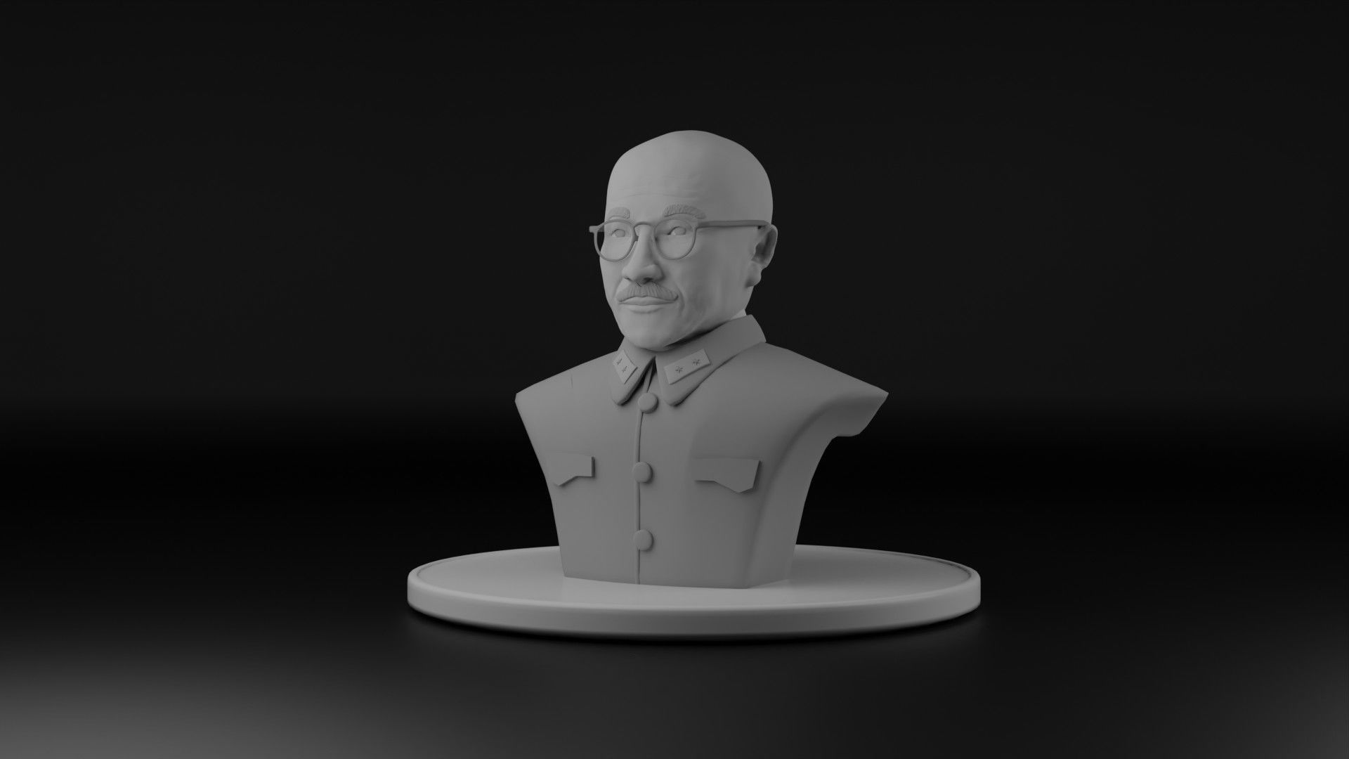Hideki Tojo 3D model_13