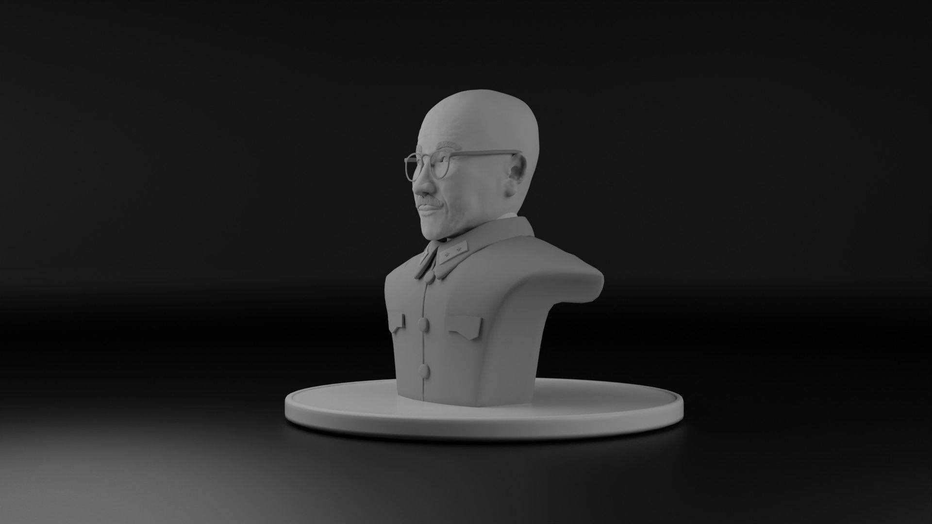 Hideki Tojo 3D model_12