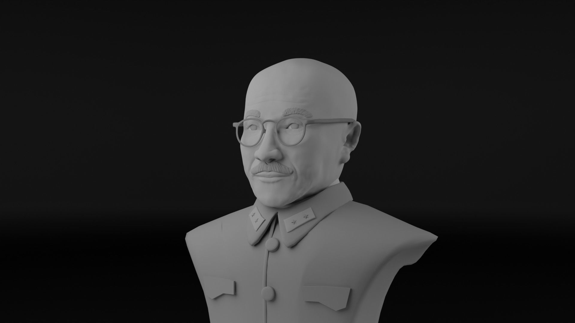 Hideki Tojo 3D model_22