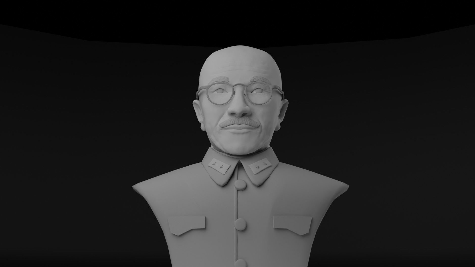 Hideki Tojo 3D model_17