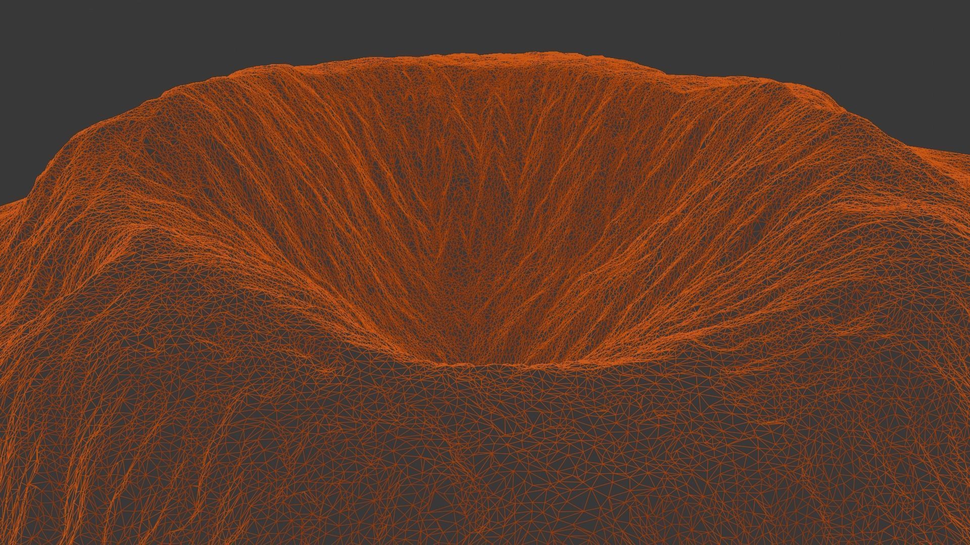 Volcano 3D Model Low-poly 3D model_14