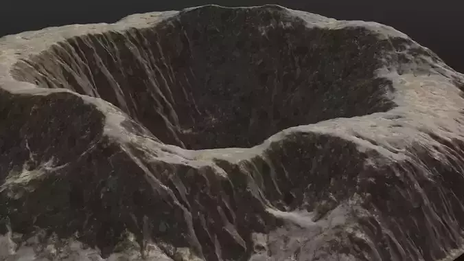 Volcano 3D Model  Low-poly 3D model