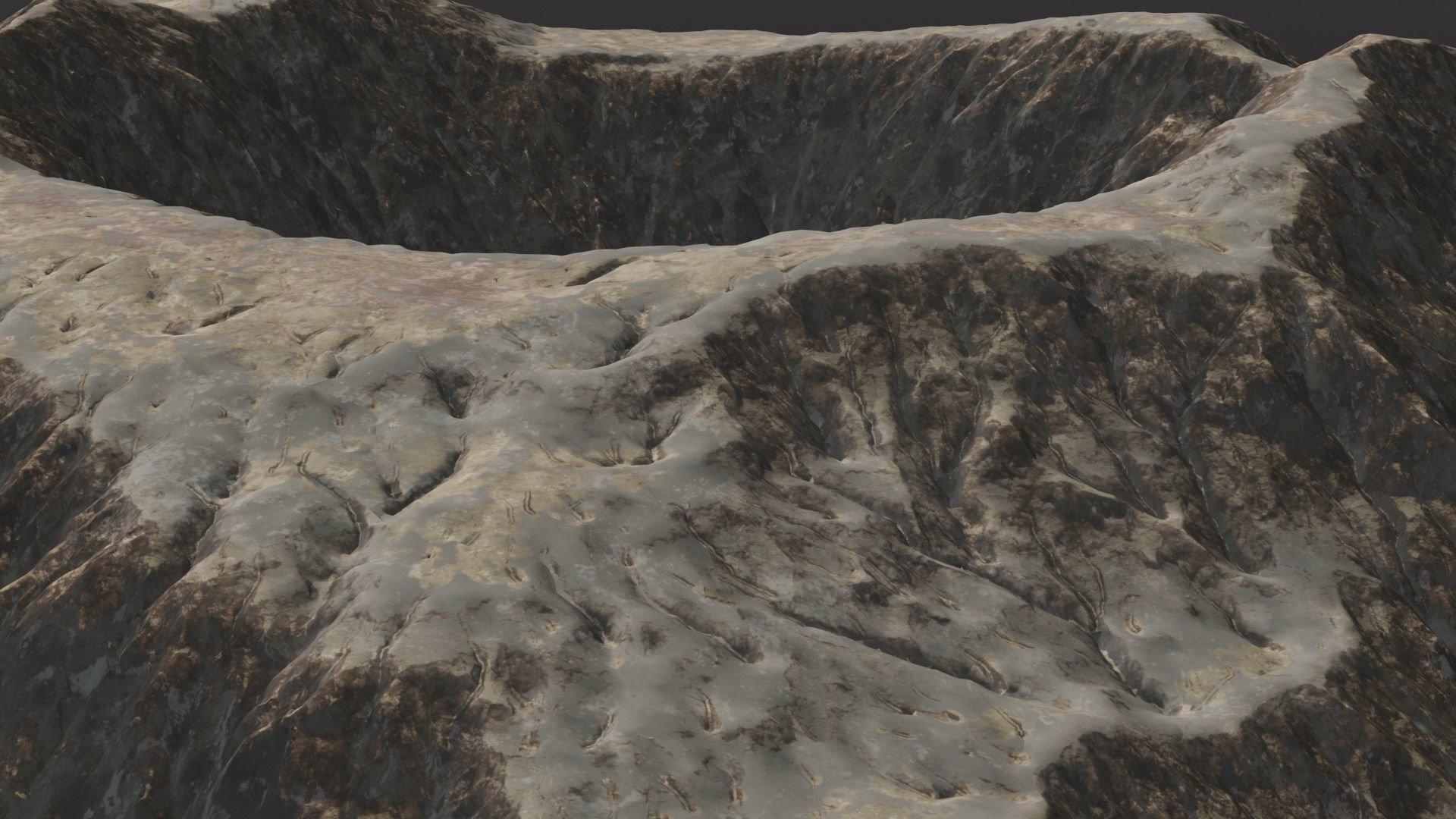 Volcano 3D Model Low-poly 3D model_4