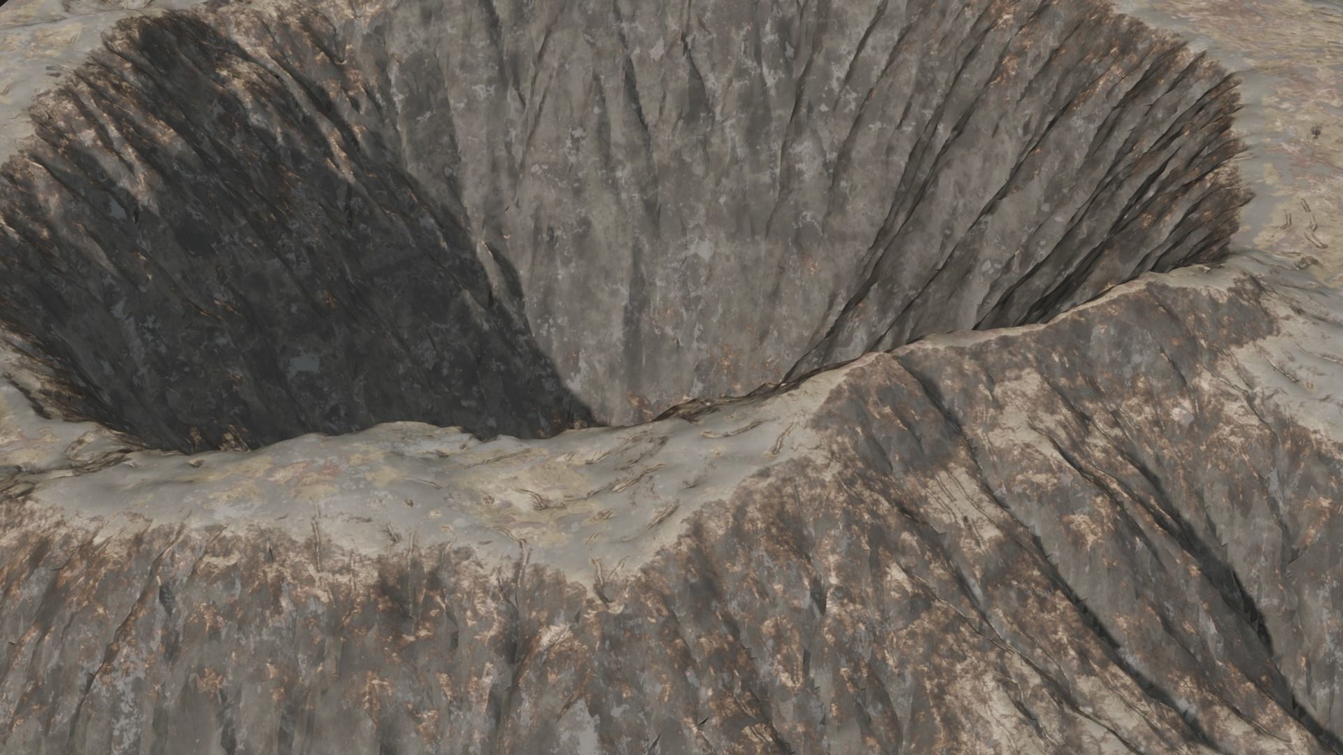 Volcano 3D Model Low-poly 3D model_5