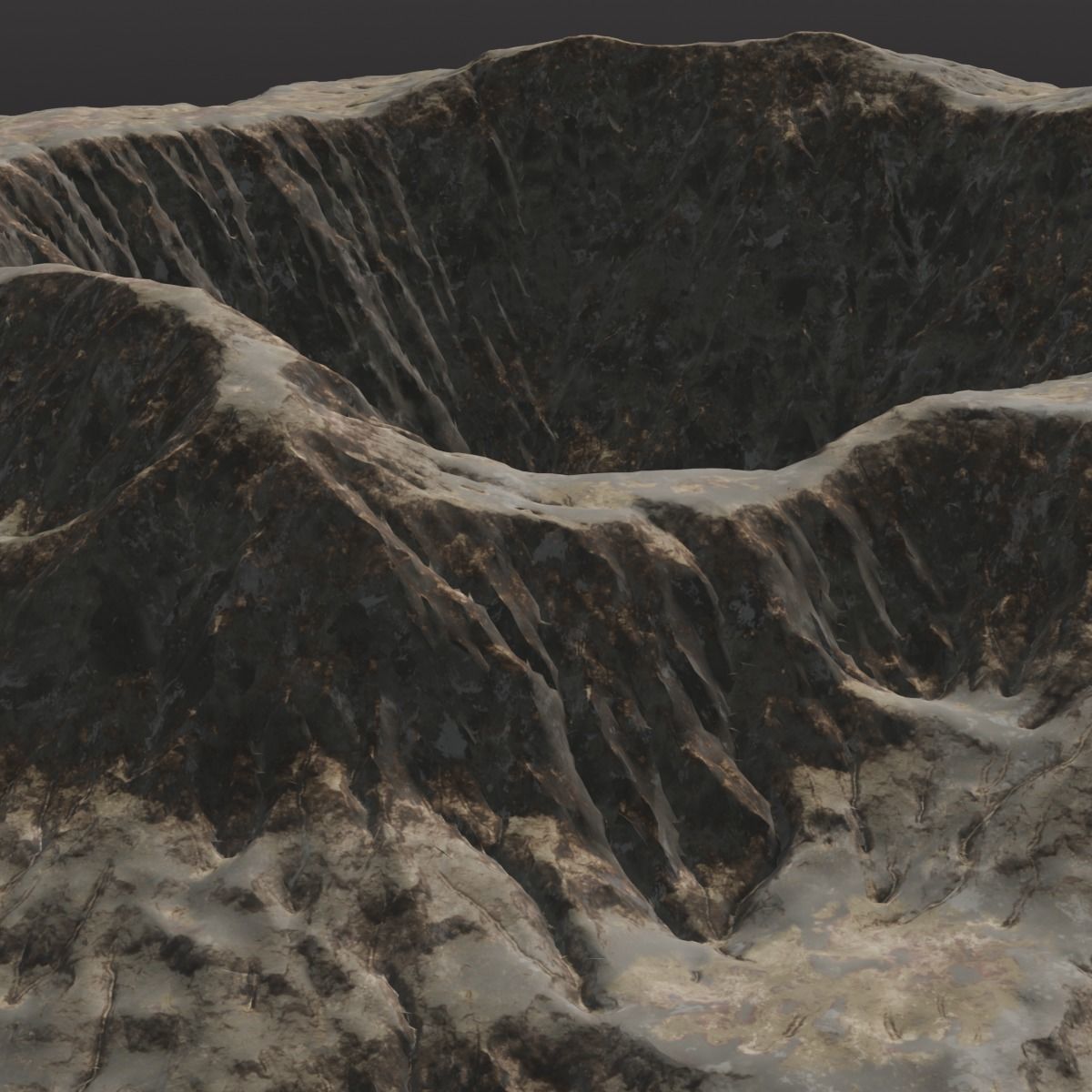Volcano 3D Model Low-poly 3D model_8