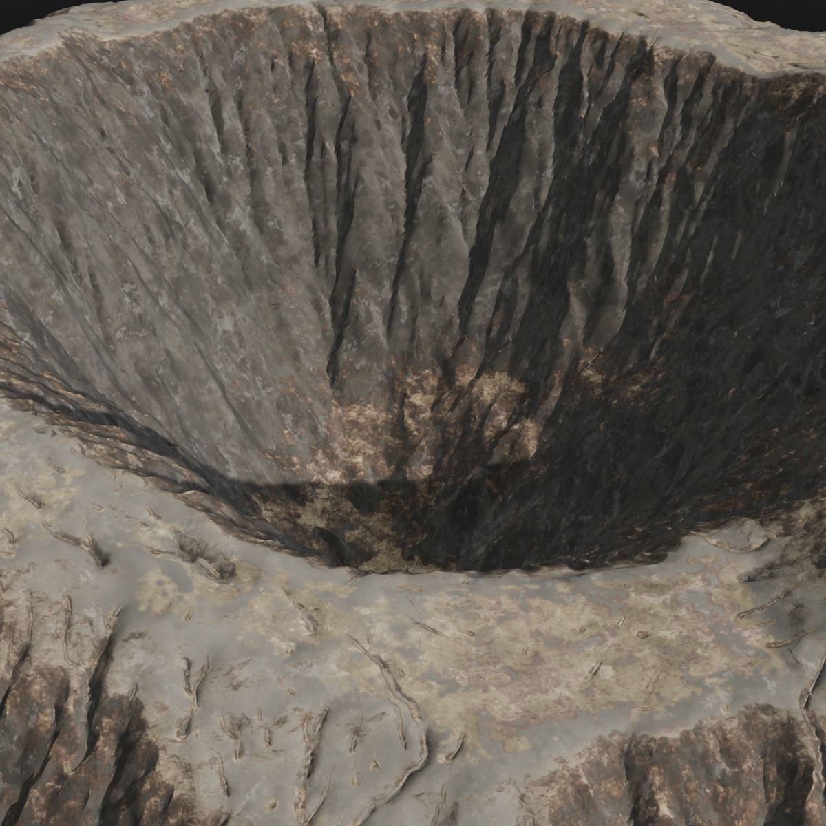 Volcano 3D Model Low-poly 3D model_9