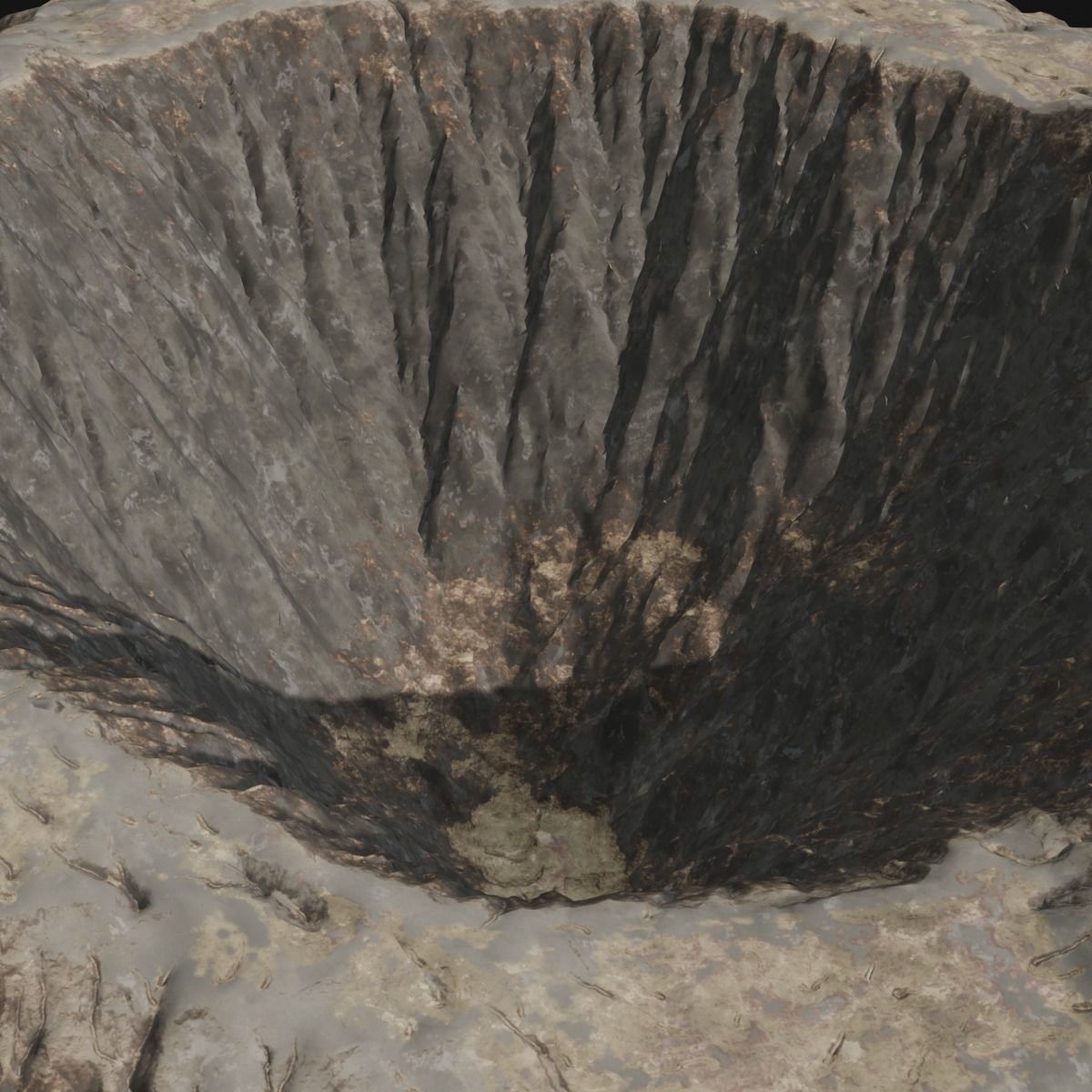 Volcano 3D Model Low-poly 3D model_7