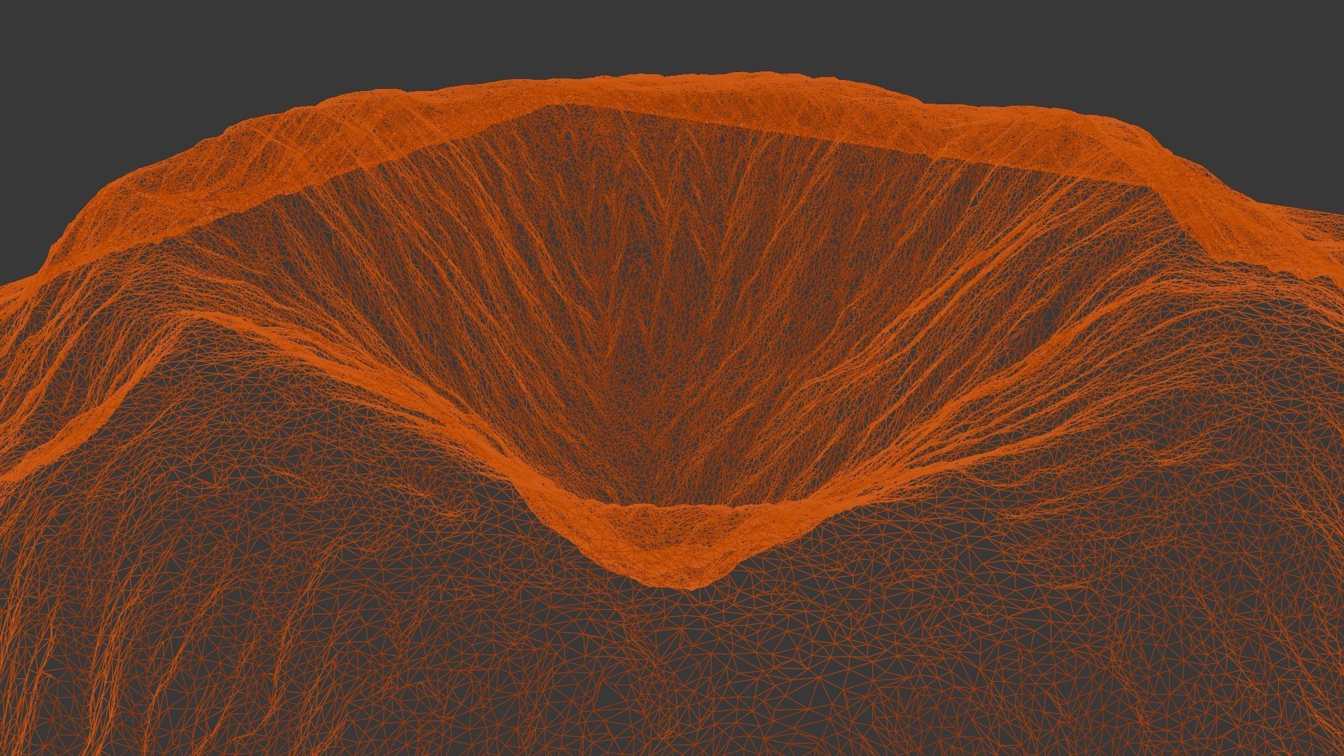 Volcano 3D Model Low-poly 3D model_13
