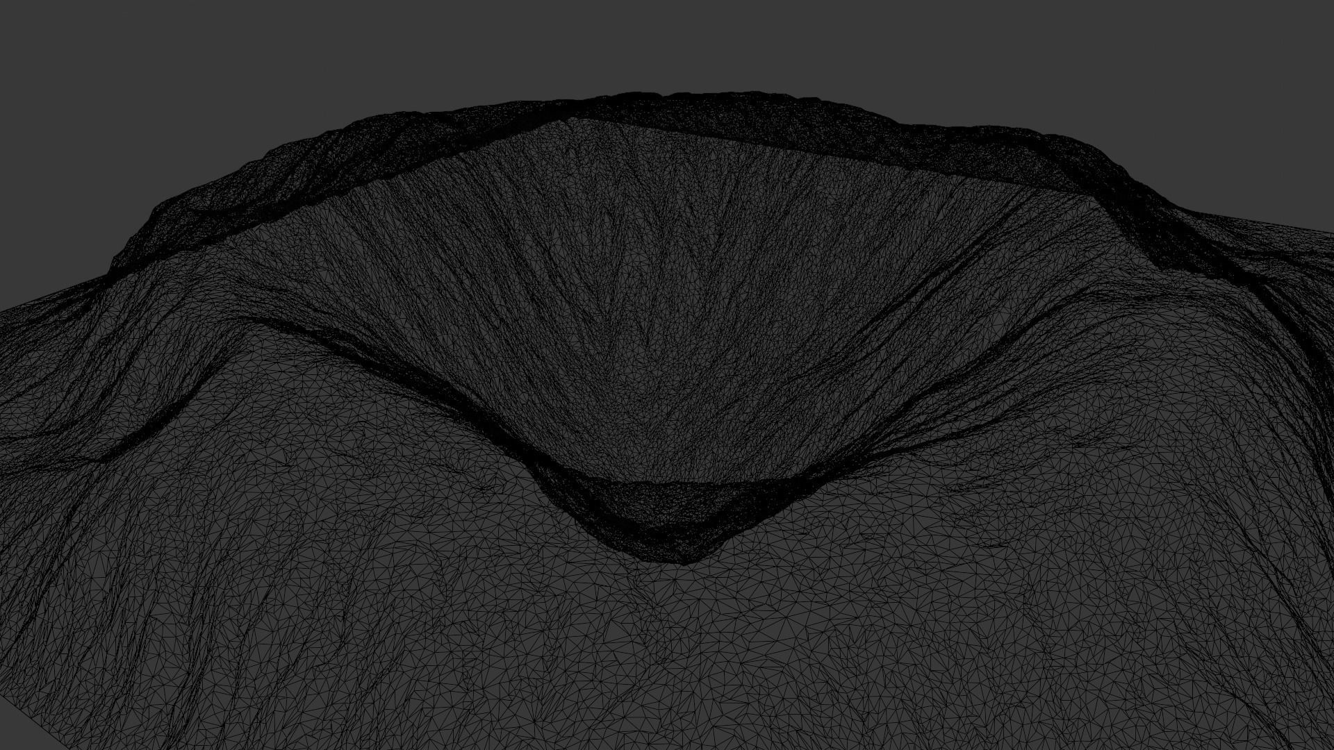 Volcano 3D Model Low-poly 3D model_10