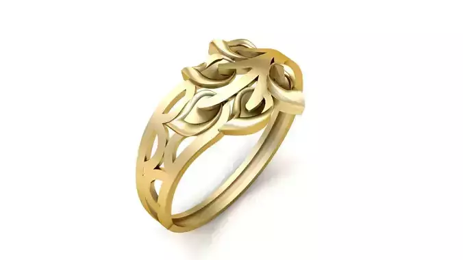 STYLISH MEN FASHION RING 3D PRINTABLE MODEL