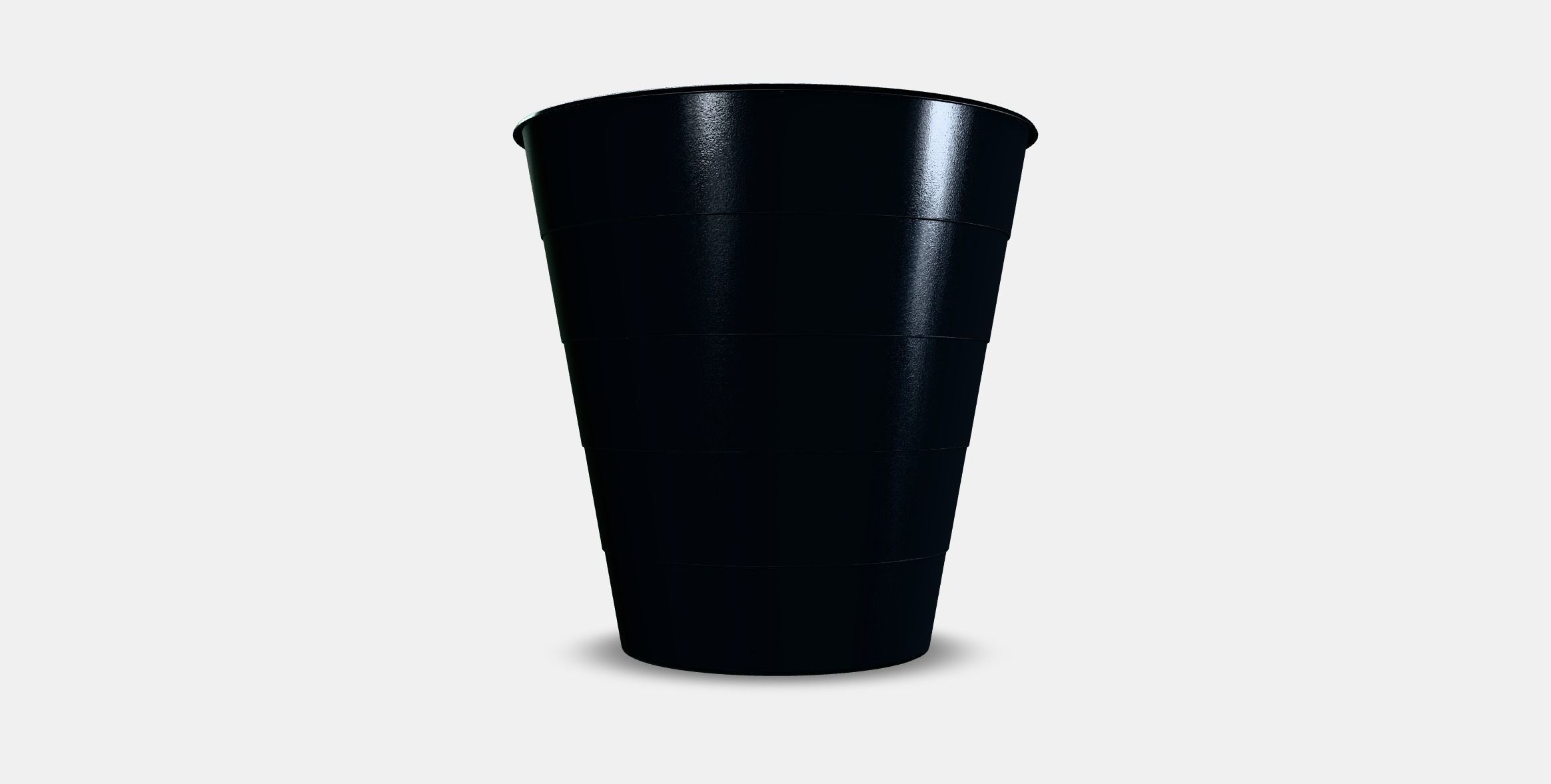 FNISS waste garbage can Low-poly 3D model_16