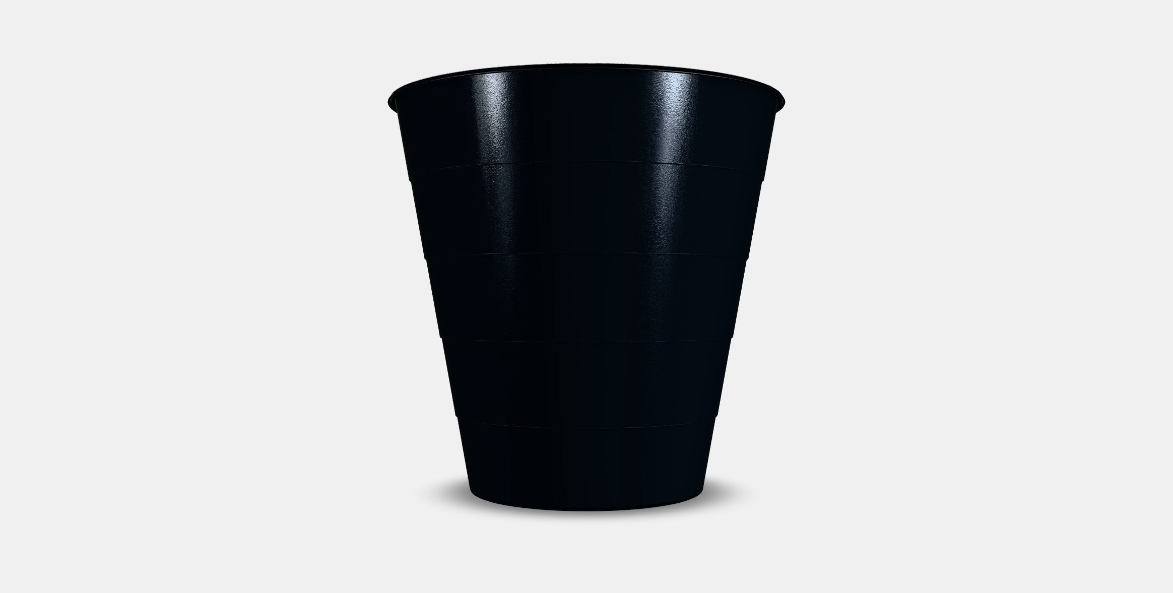 FNISS waste garbage can Low-poly 3D model_14