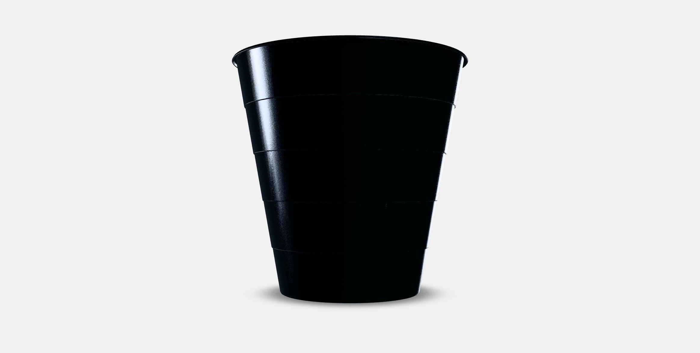 FNISS waste garbage can Low-poly 3D model_3