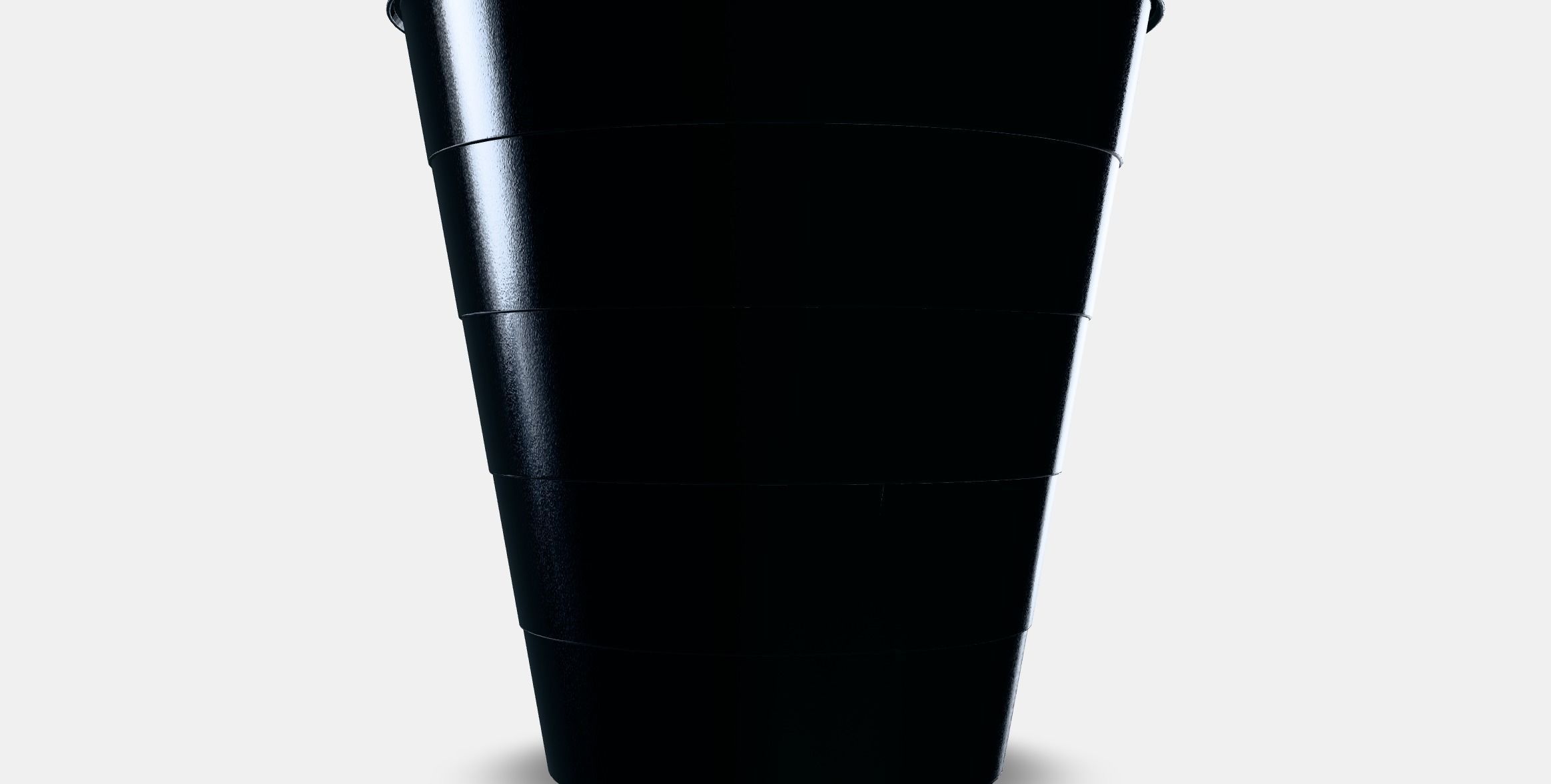 FNISS waste garbage can Low-poly 3D model_9