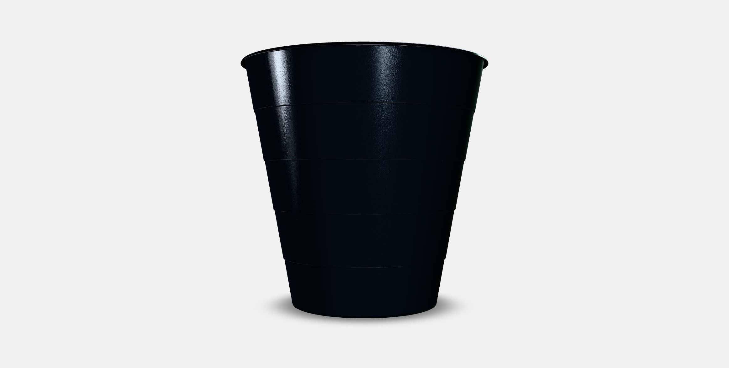FNISS waste garbage can Low-poly 3D model_5