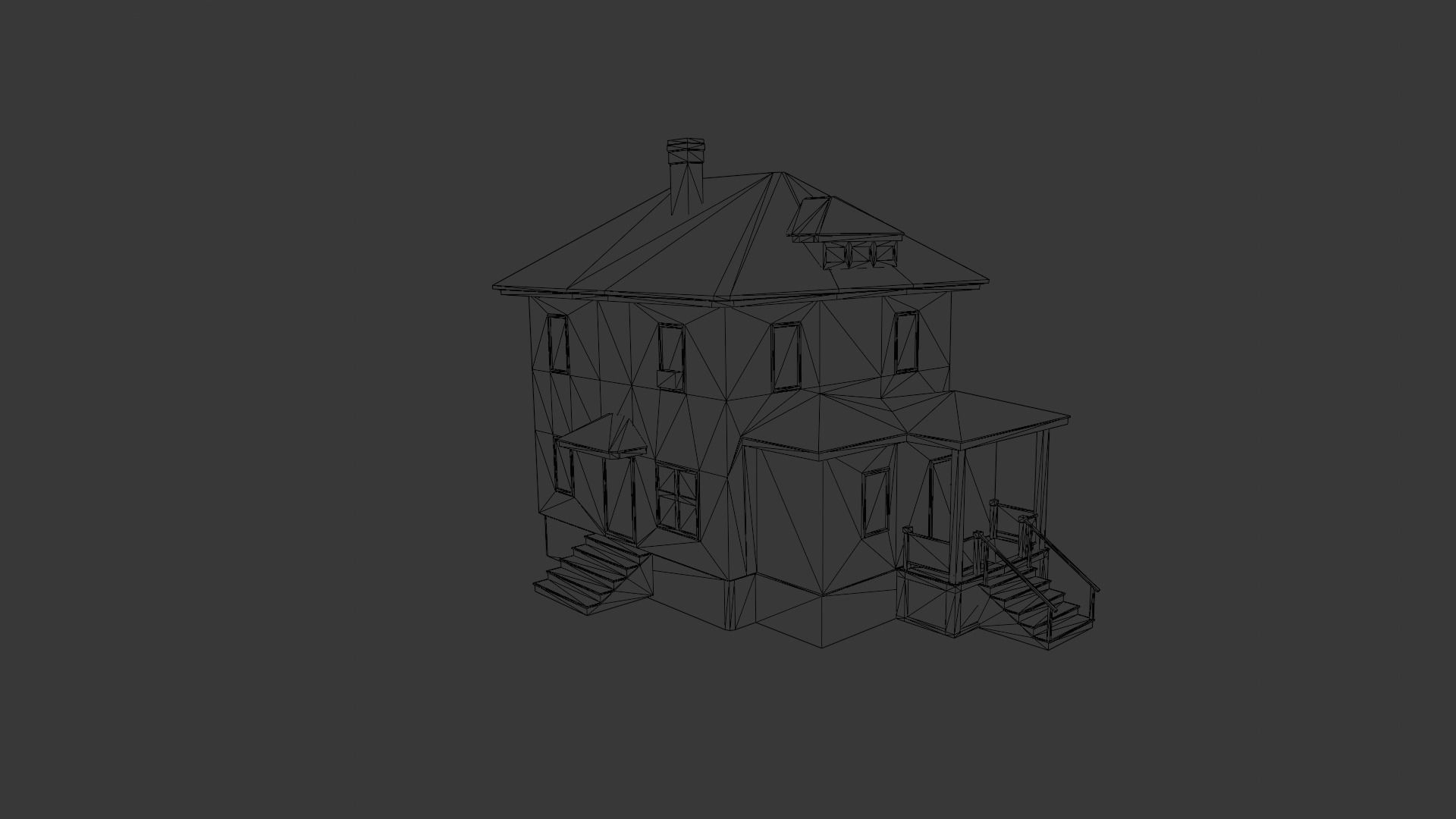 Overview 3D Model Low-poly 3D model_17