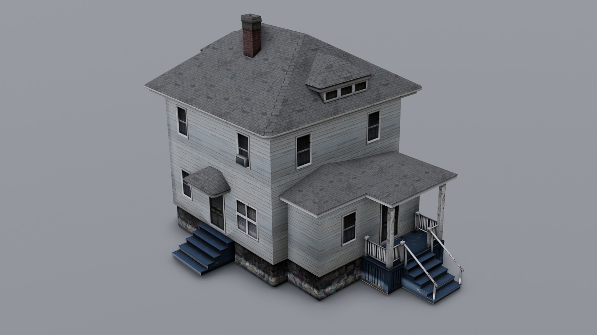 Overview 3D Model Low-poly 3D model_22