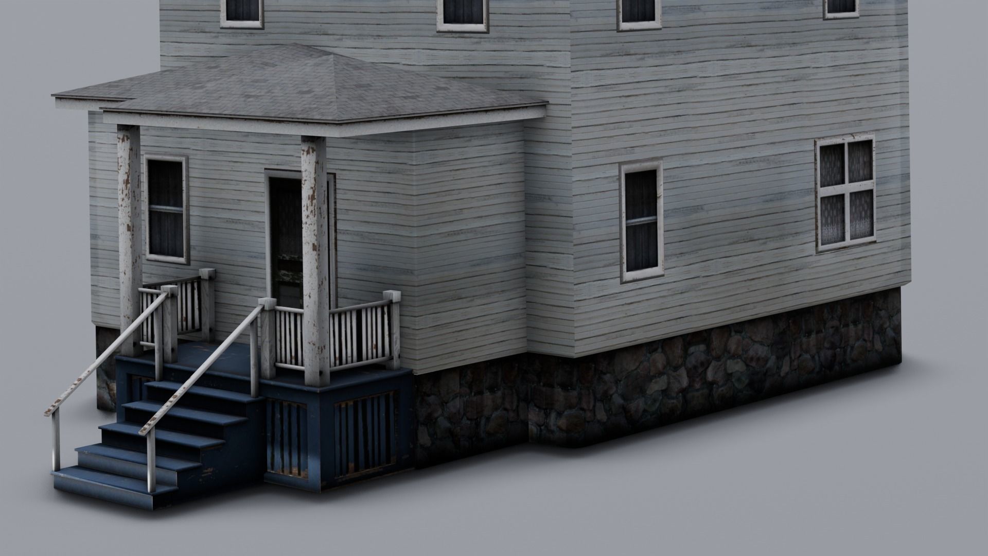 Overview 3D Model Low-poly 3D model_3