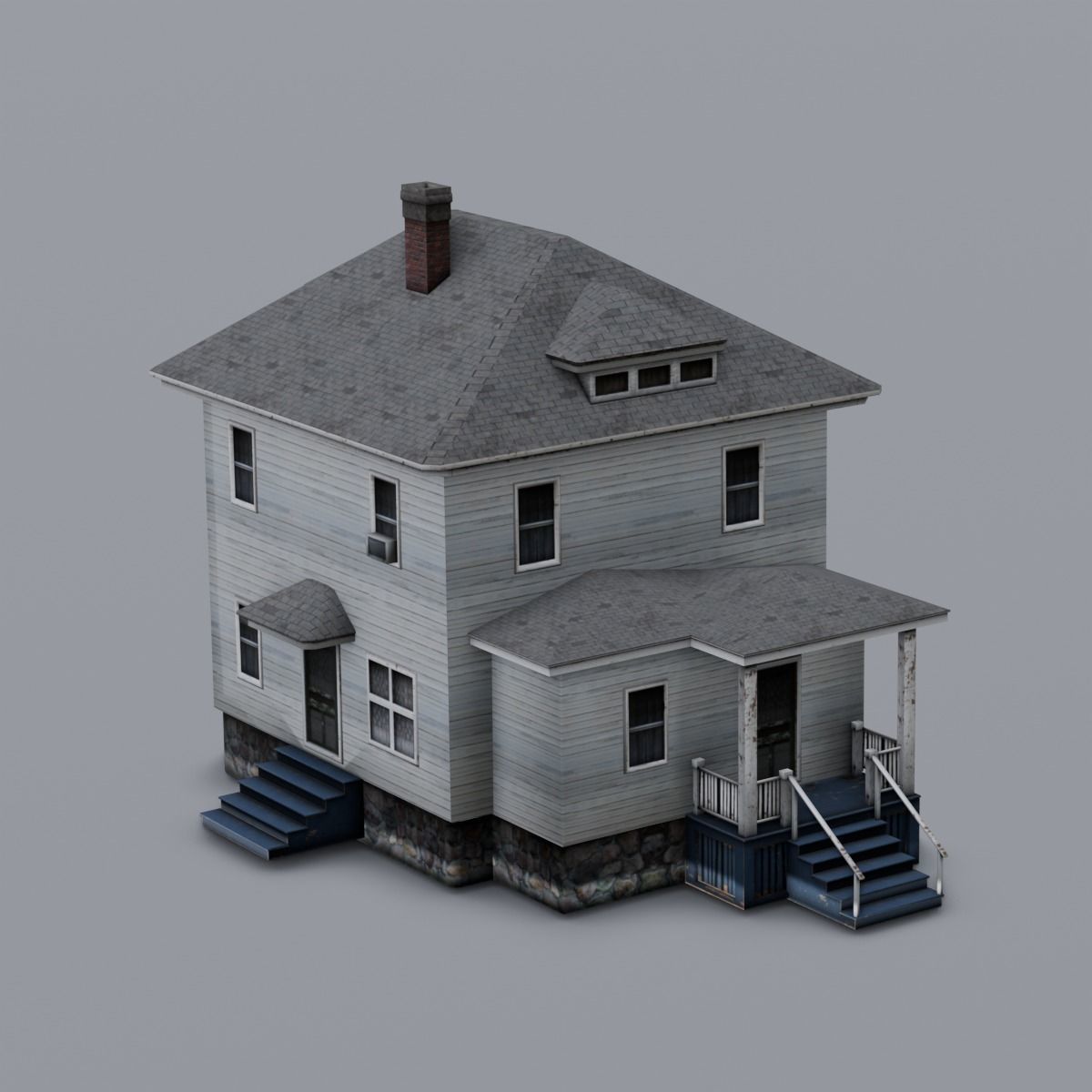 Overview 3D Model Low-poly 3D model_11