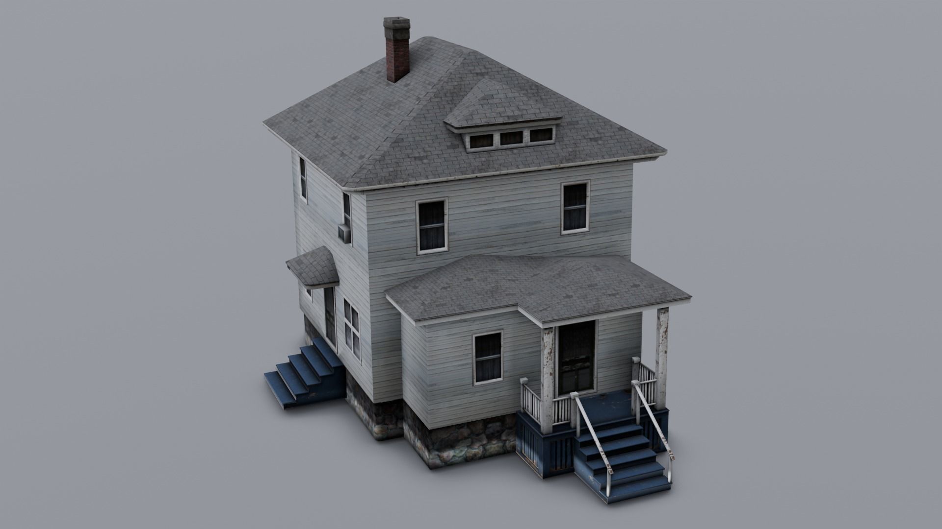Overview 3D Model Low-poly 3D model_21