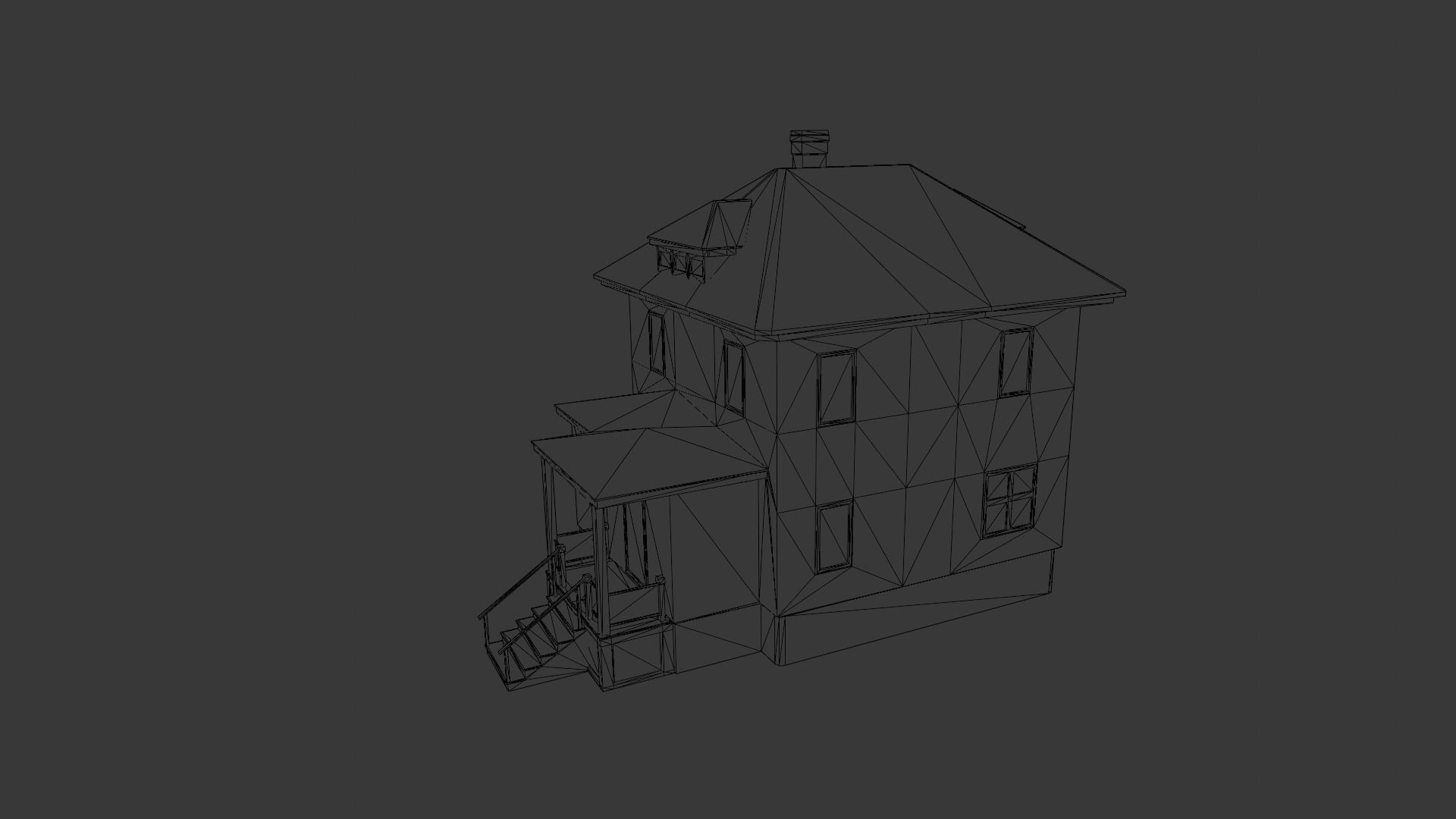 Overview 3D Model Low-poly 3D model_16