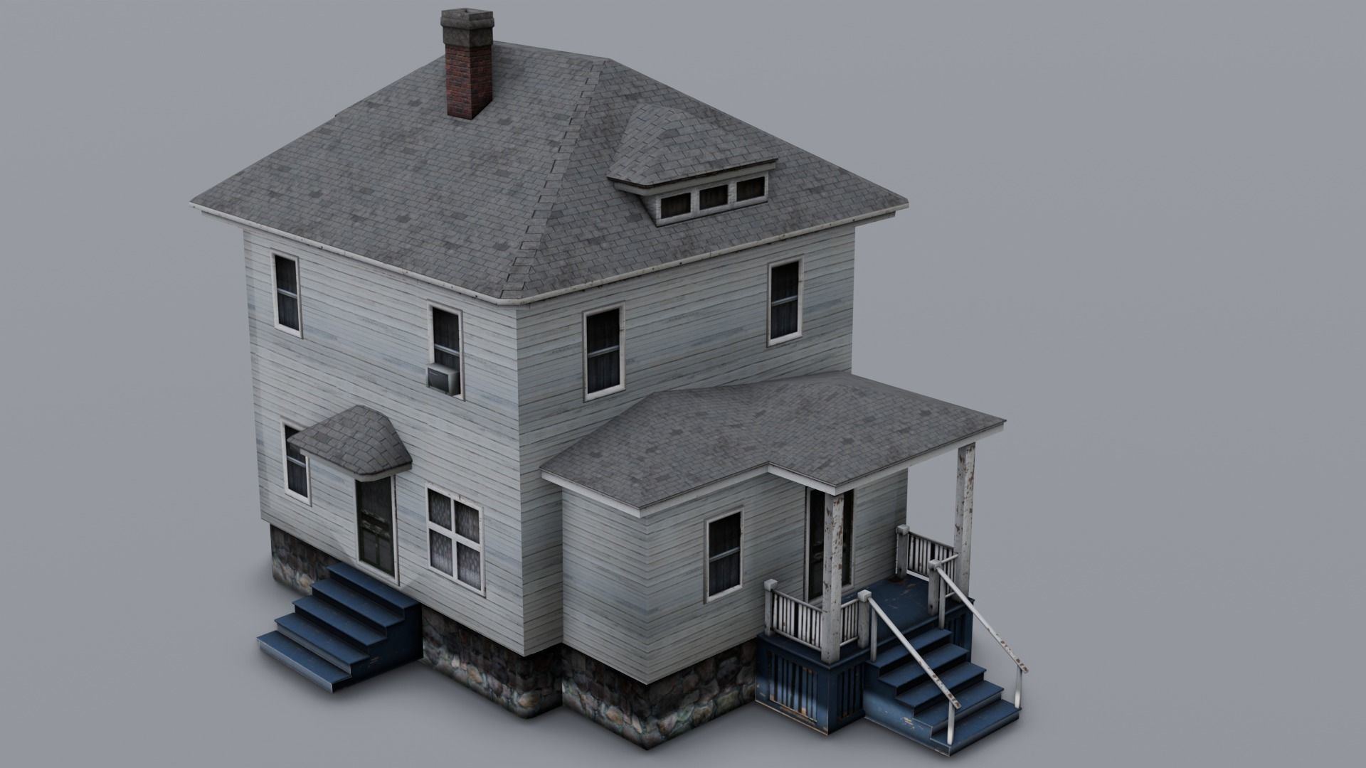 Overview 3D Model Low-poly 3D model_1