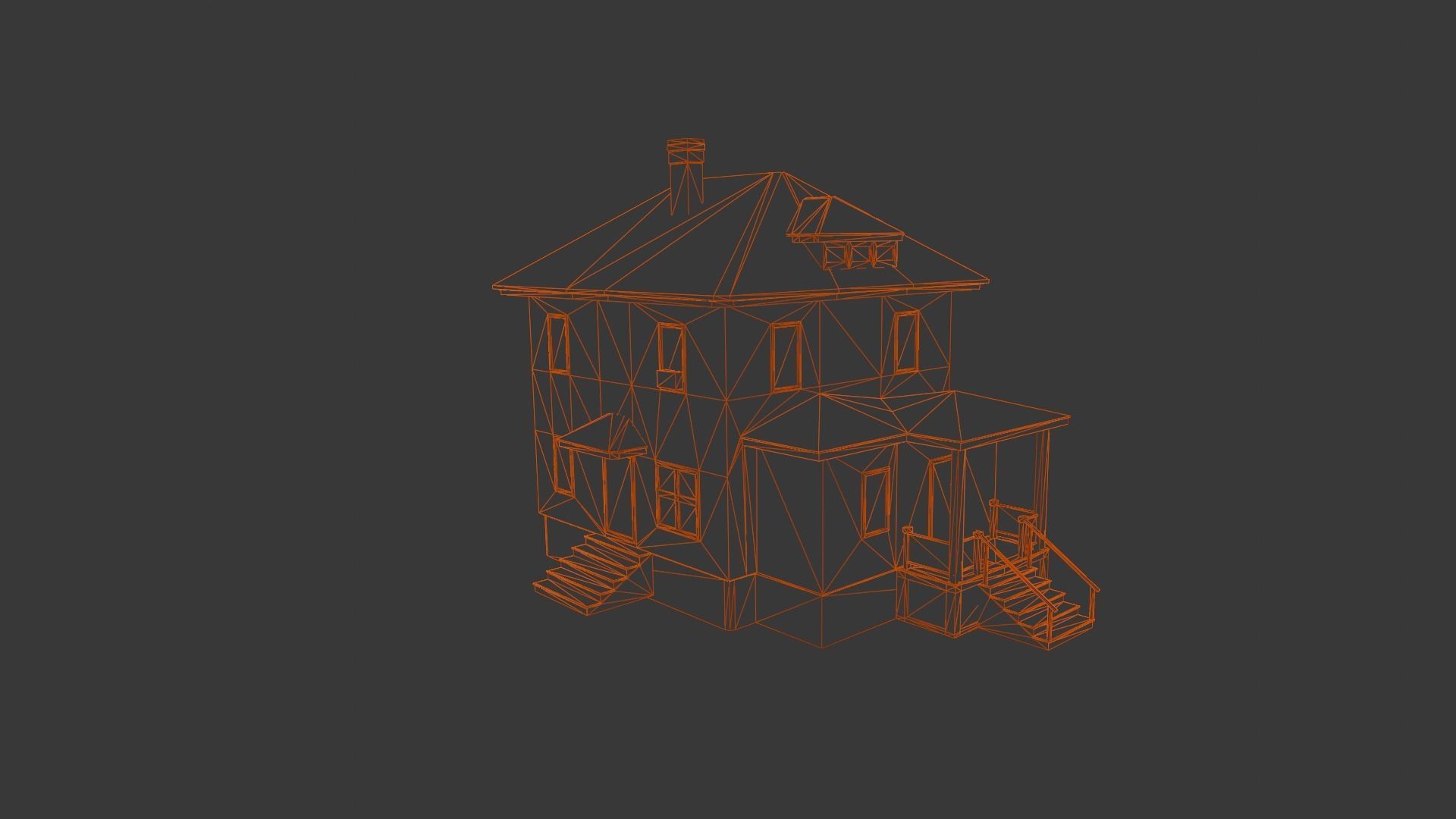 Overview 3D Model Low-poly 3D model_18