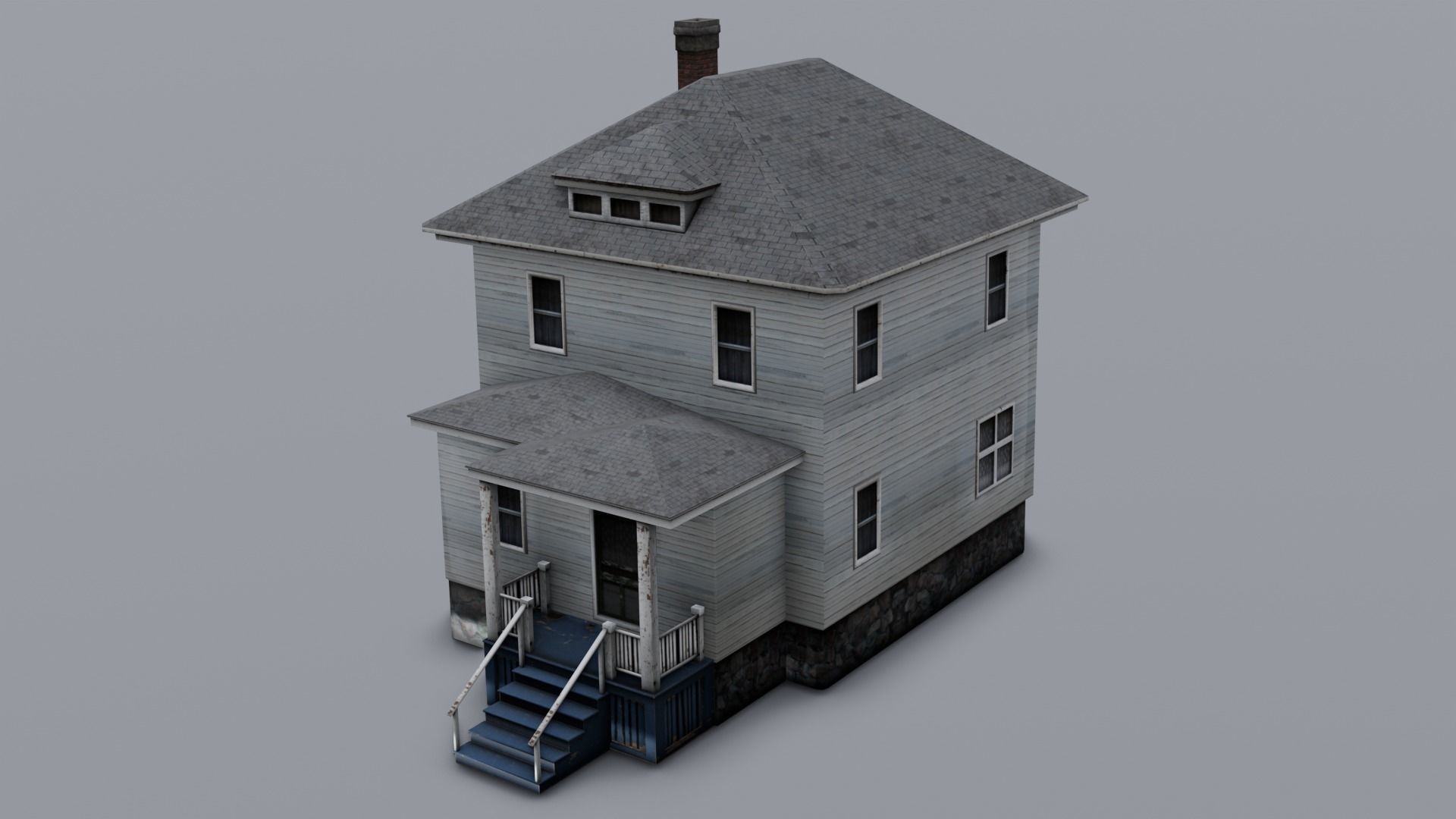Overview 3D Model Low-poly 3D model_4