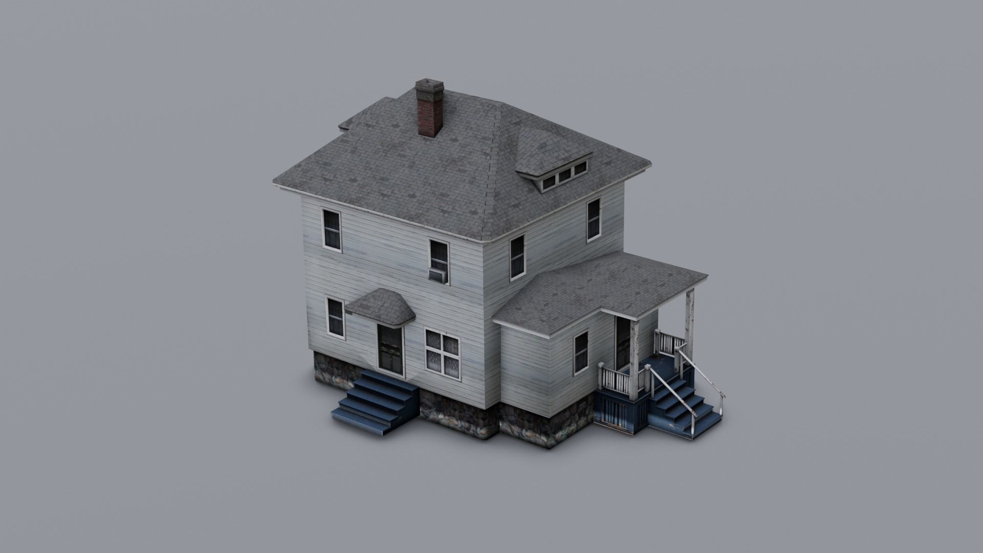Overview 3D Model Low-poly 3D model_8