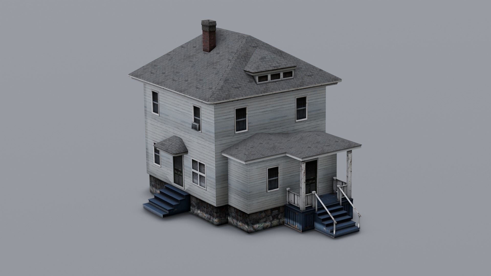 Overview 3D Model Low-poly 3D model_10