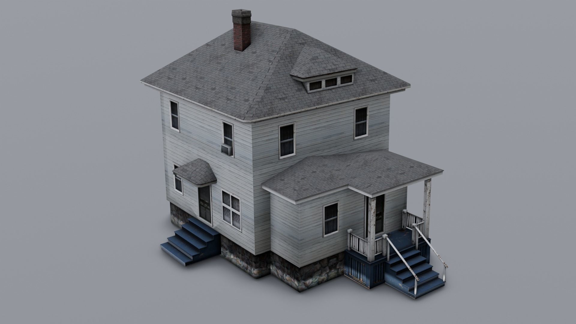 Overview 3D Model Low-poly 3D model_7