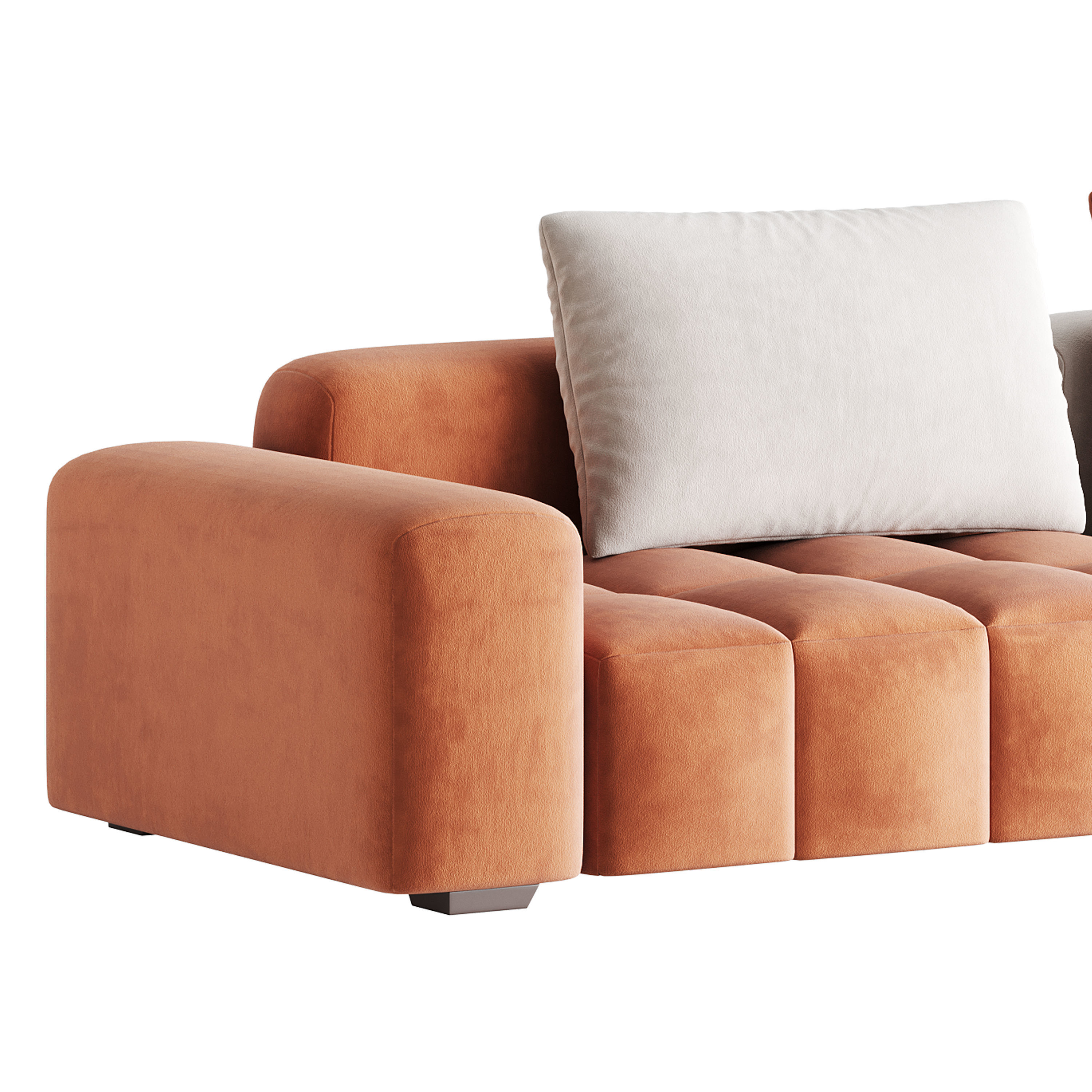 Modernism Square Standard Sofa 3D model_12