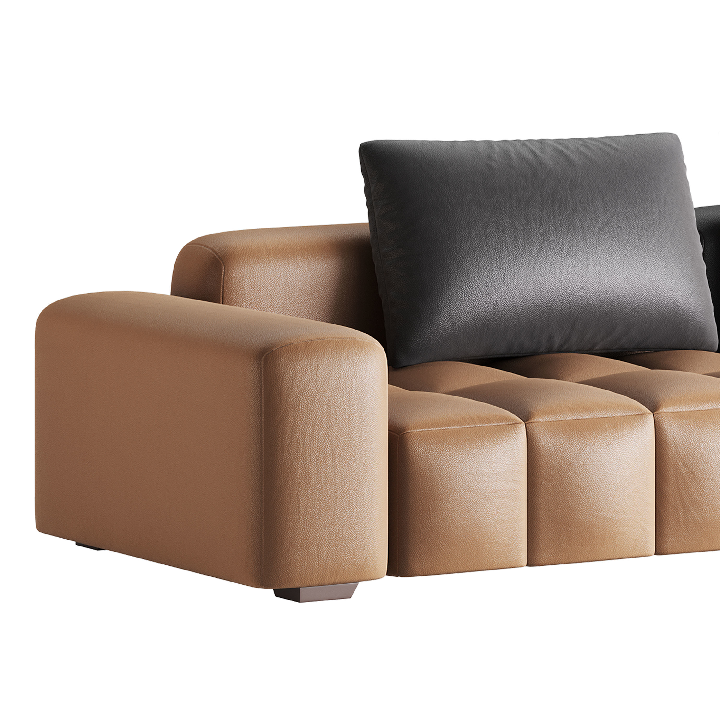 Modernism Square Standard Sofa 3D model_9