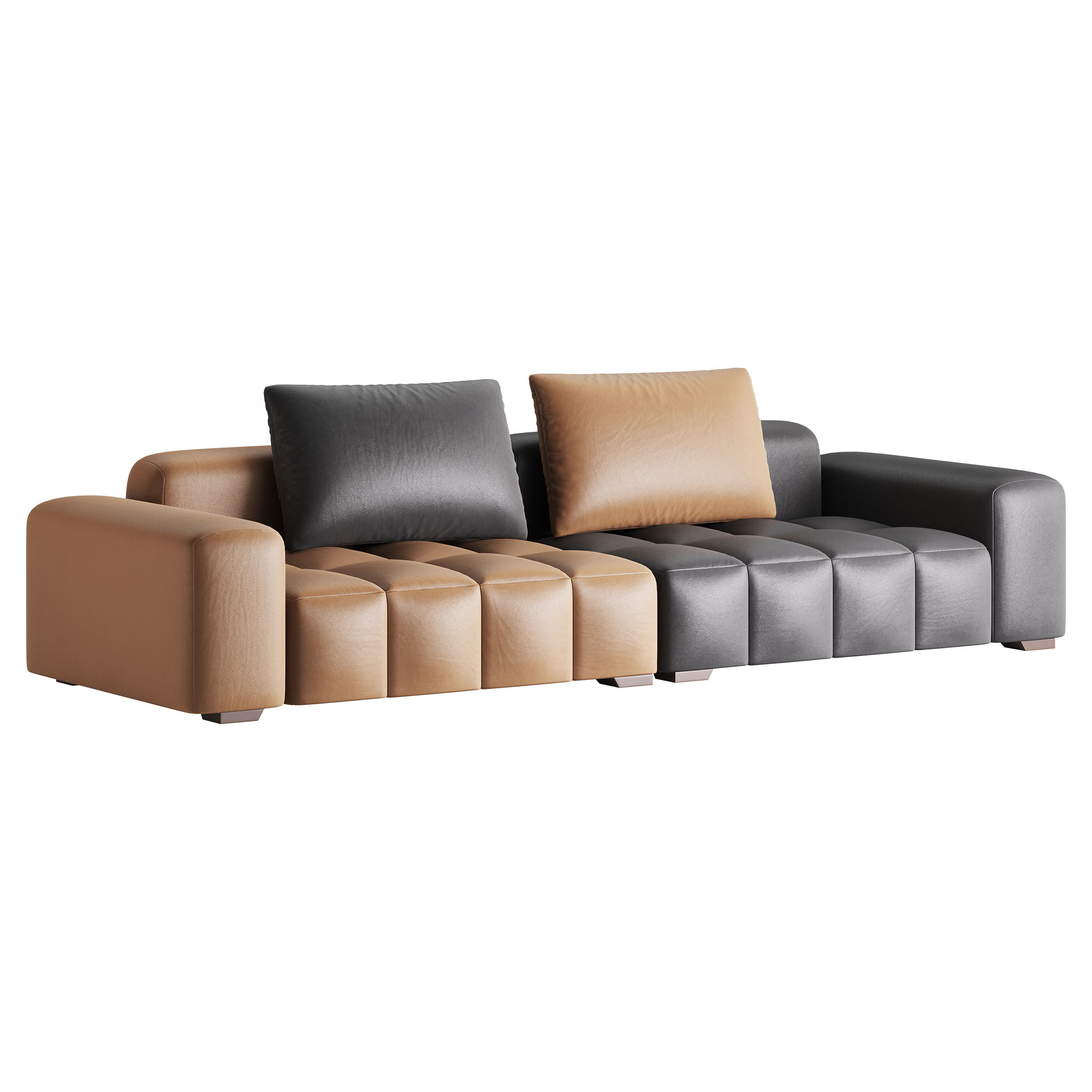 Modernism Square Standard Sofa 3D model_13