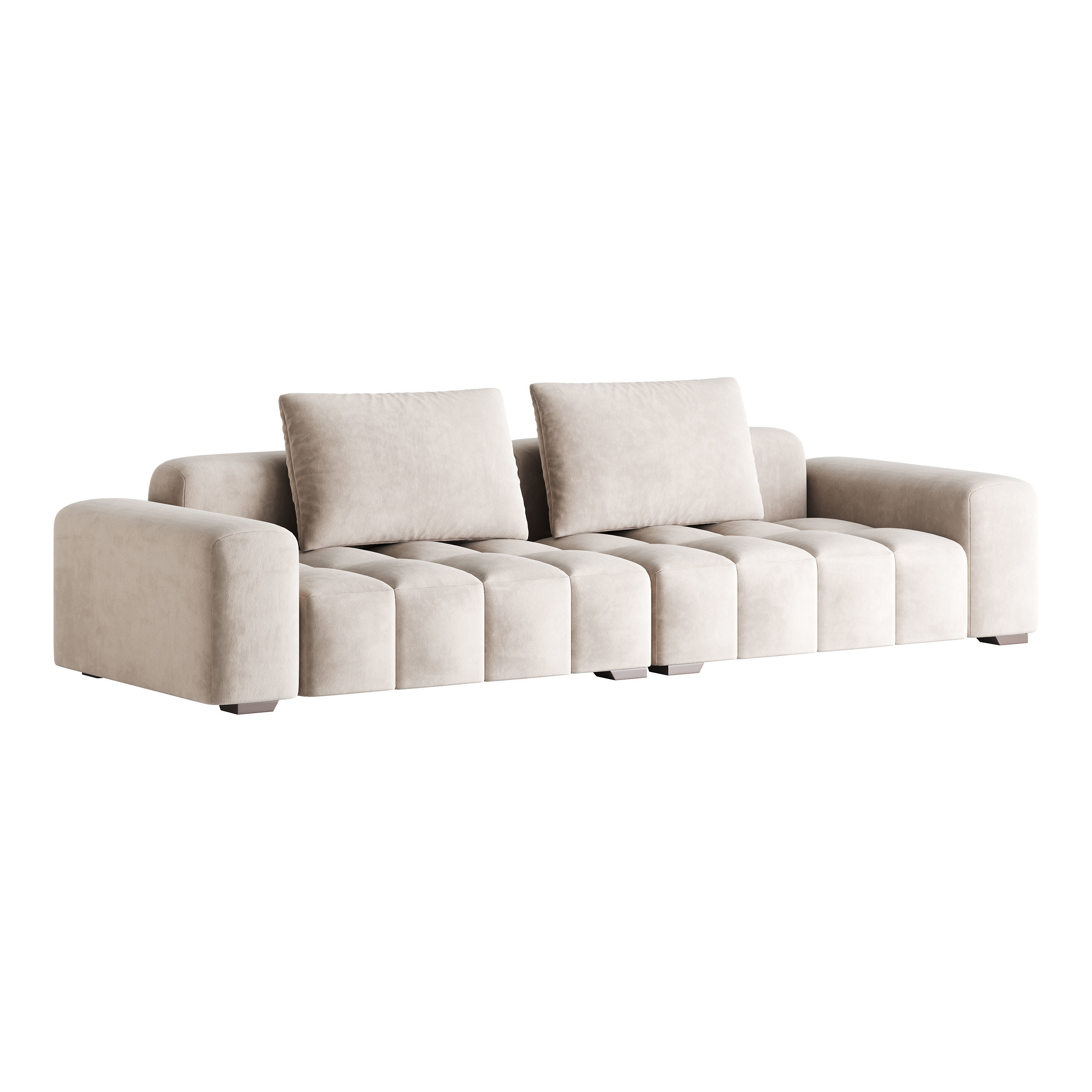 Modernism Square Standard Sofa 3D model_6