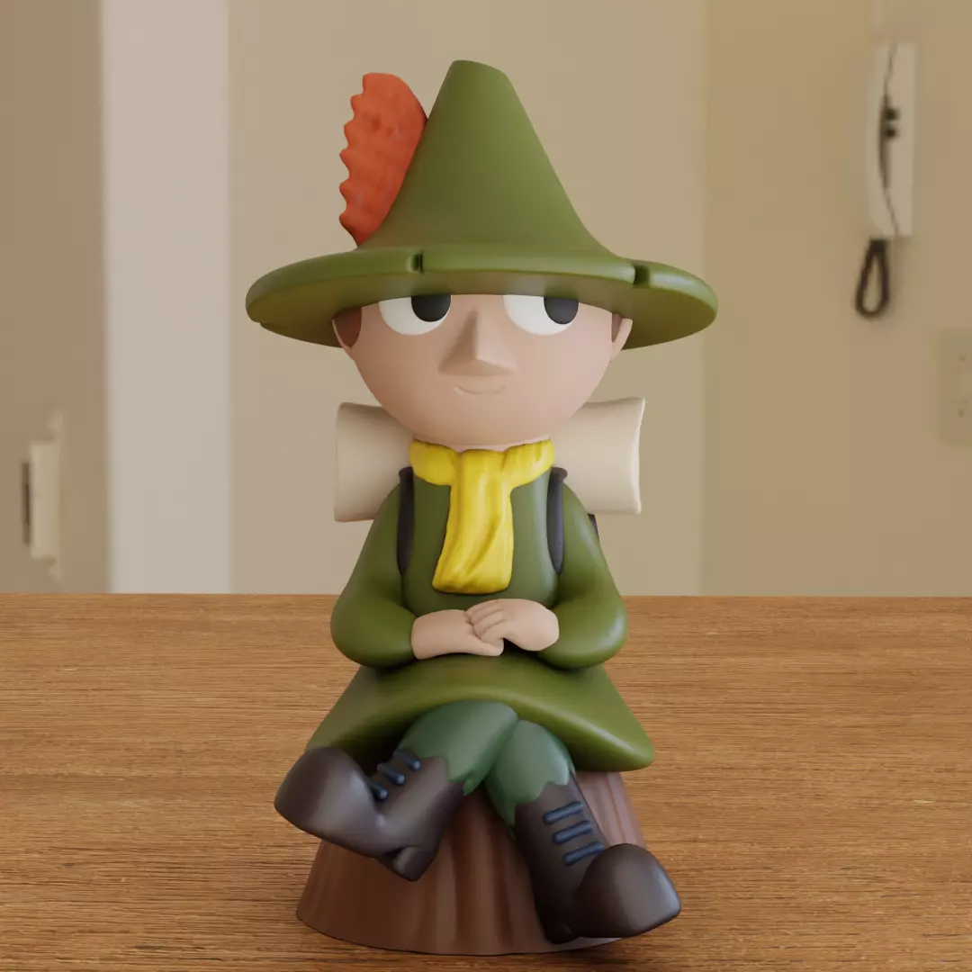 Moomin Snufkin 3D print model_0
