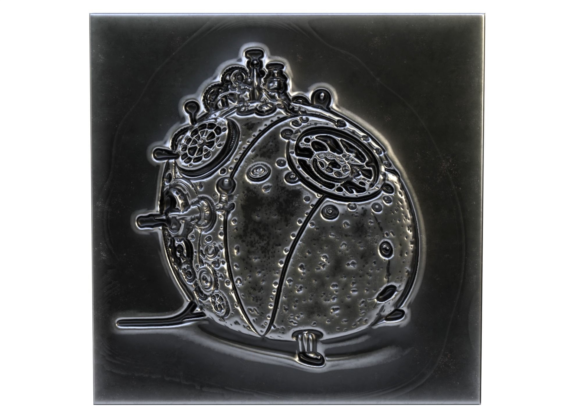 Decorative panel 51 3D model_2