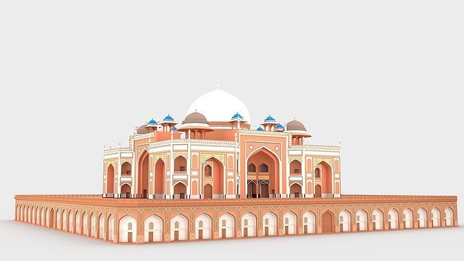 Humayun Tomb 3D model
