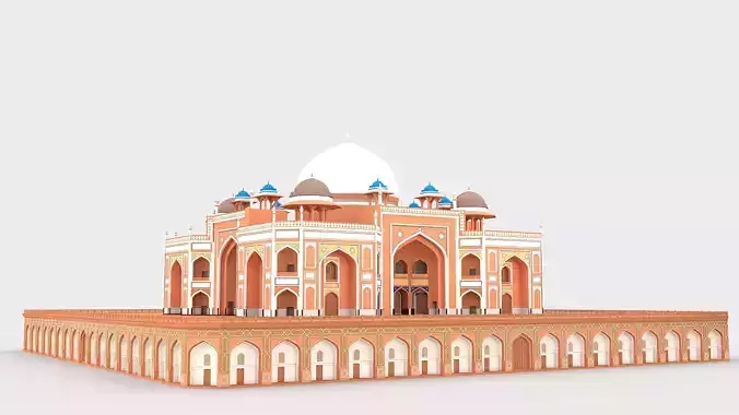 Humayun Tomb 3D model