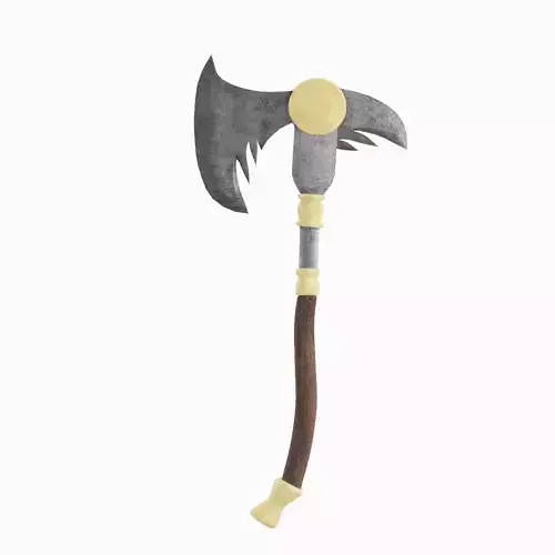 Fantasy Medieval Axe 03  3D model