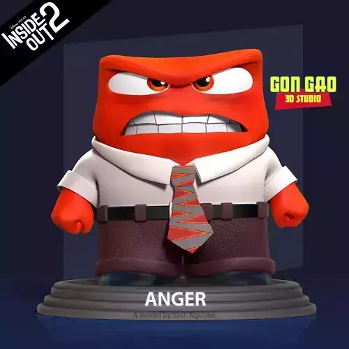 The Rage of Anger - Inside Out 2 Fanart