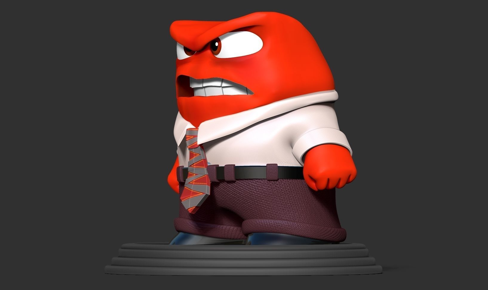 The Rage of Anger - Inside Out 2 Fanart 3D model 3D printable | CGTrader