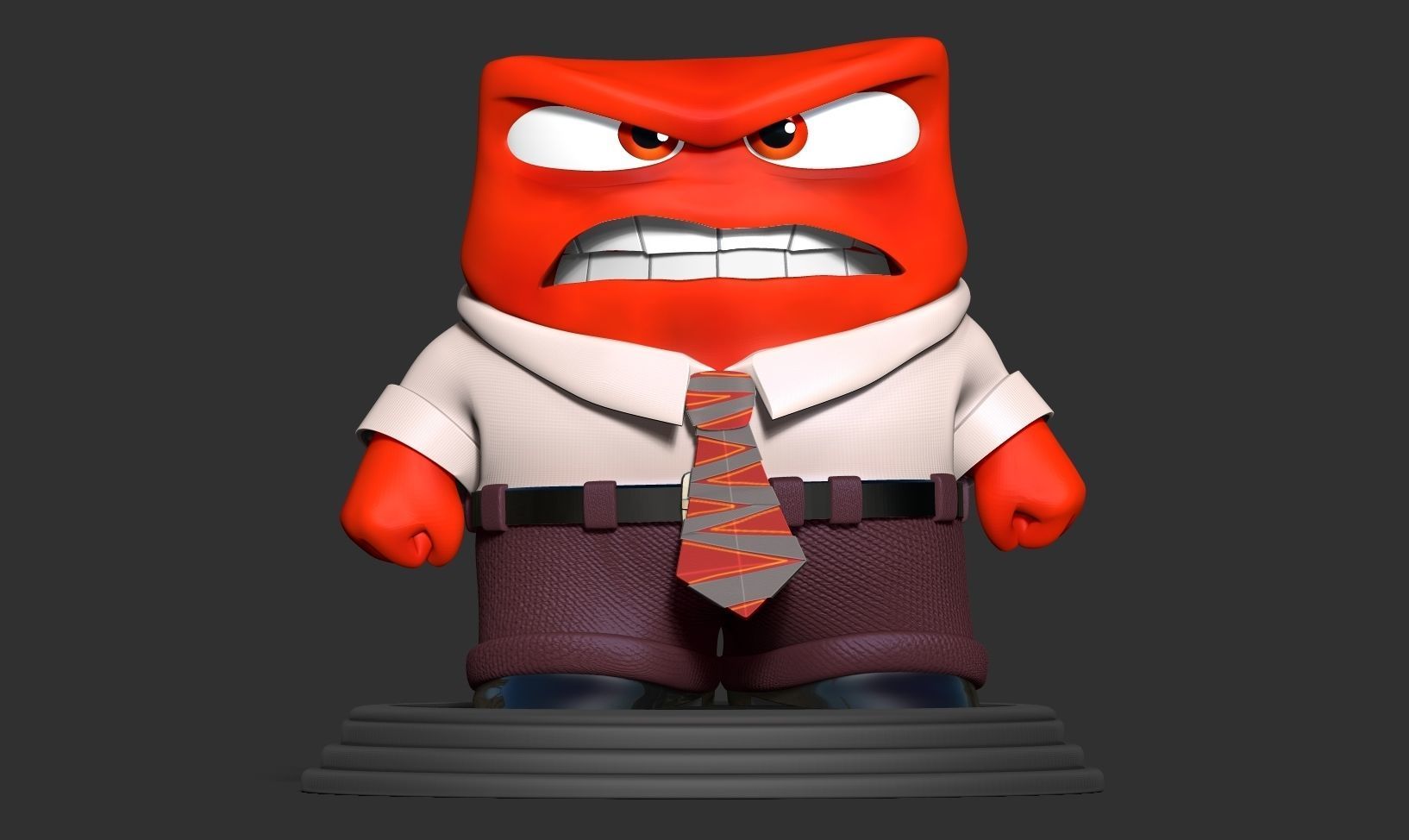 The Rage of Anger - Inside Out 2 Fanart 3D model 3D printable | CGTrader