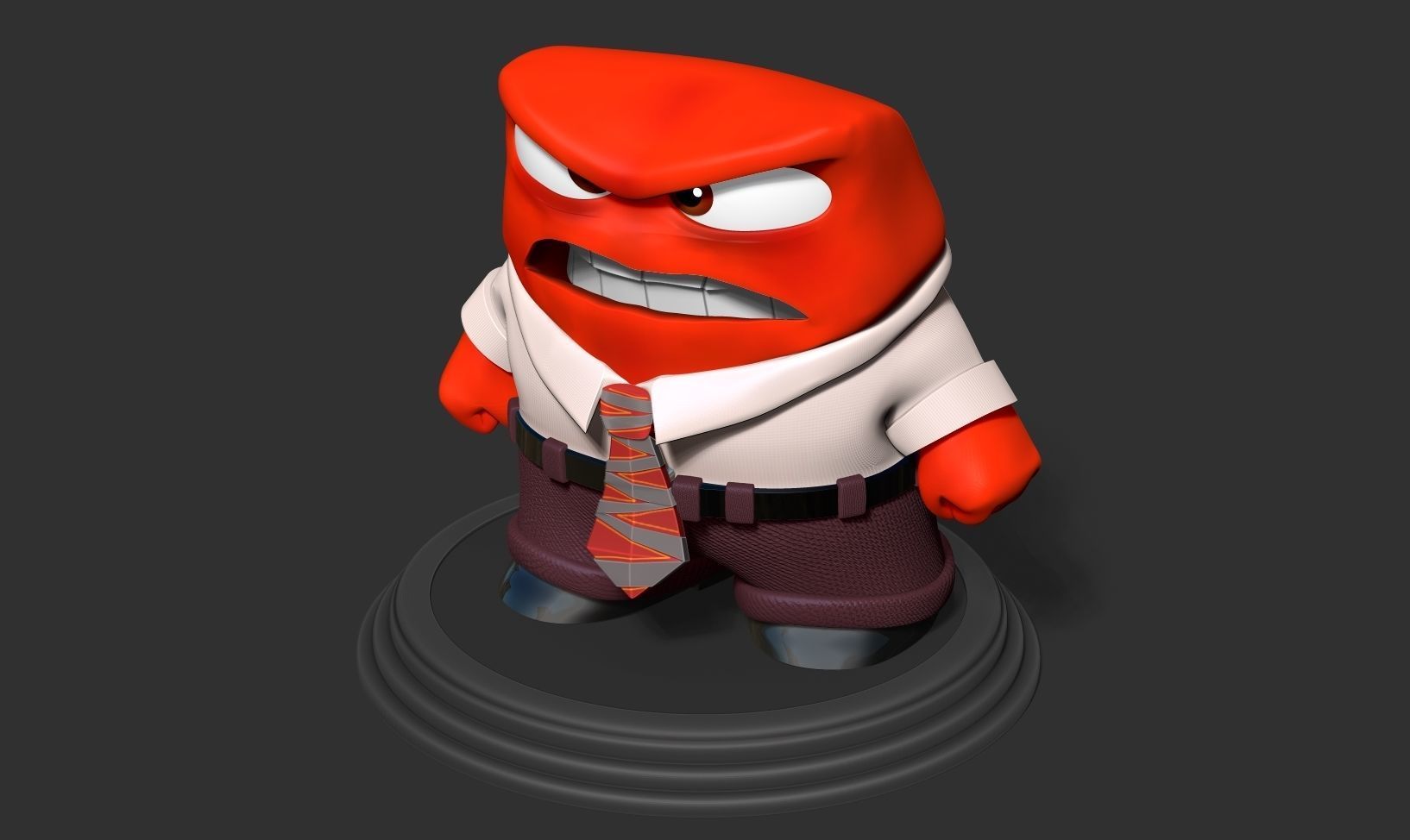 The Rage of Anger - Inside Out 2 Fanart 3D model 3D printable | CGTrader