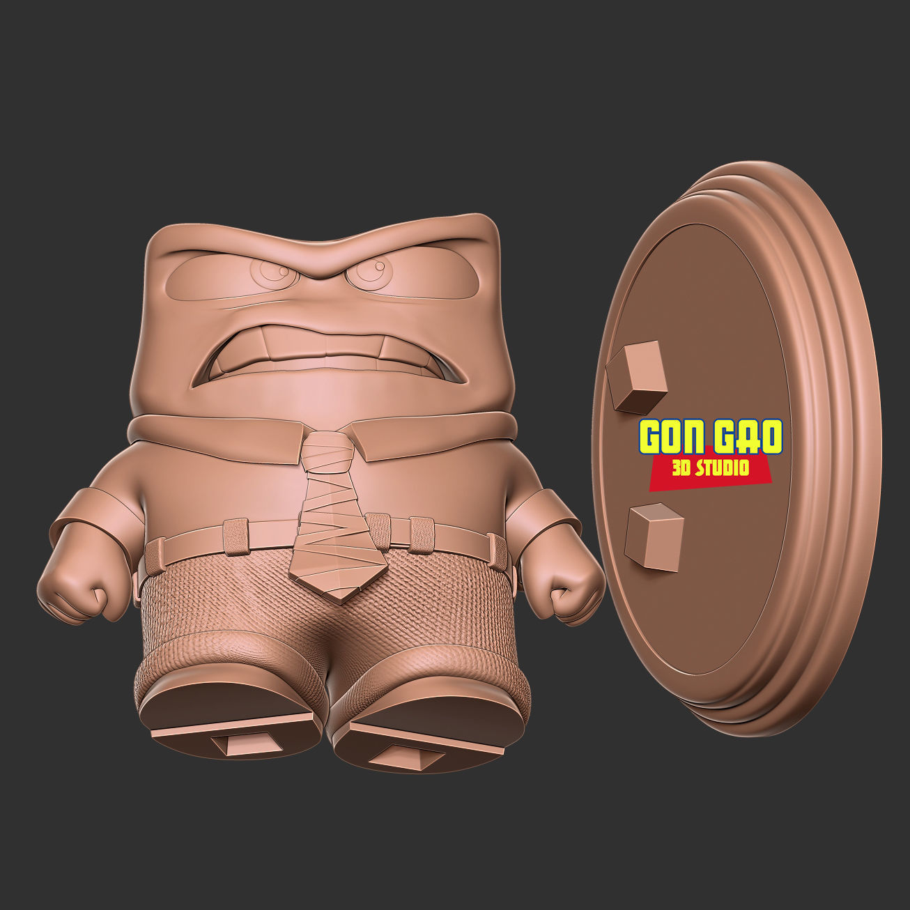 The Rage of Anger - Inside Out 2 Fanart 3D model 3D printable | CGTrader