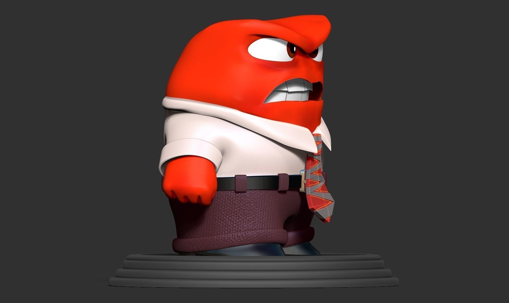 The Rage of Anger - Inside Out 2 Fanart 3D model 3D printable | CGTrader