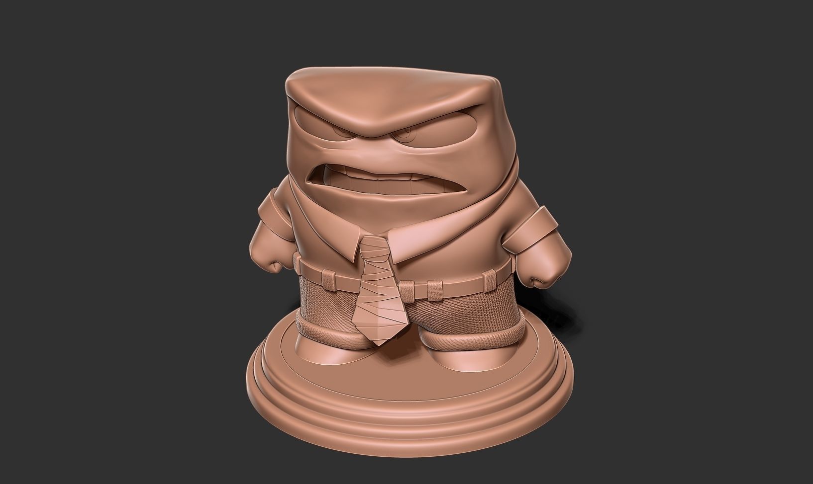 The Rage of Anger - Inside Out 2 Fanart 3D model 3D printable | CGTrader