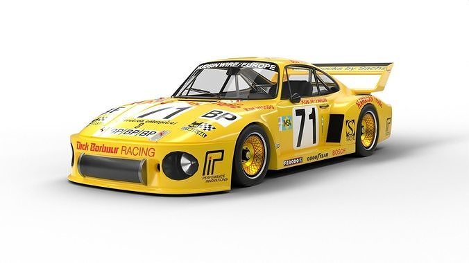Porsche 935 Le Mans 1979 Barbour Racing 3D model