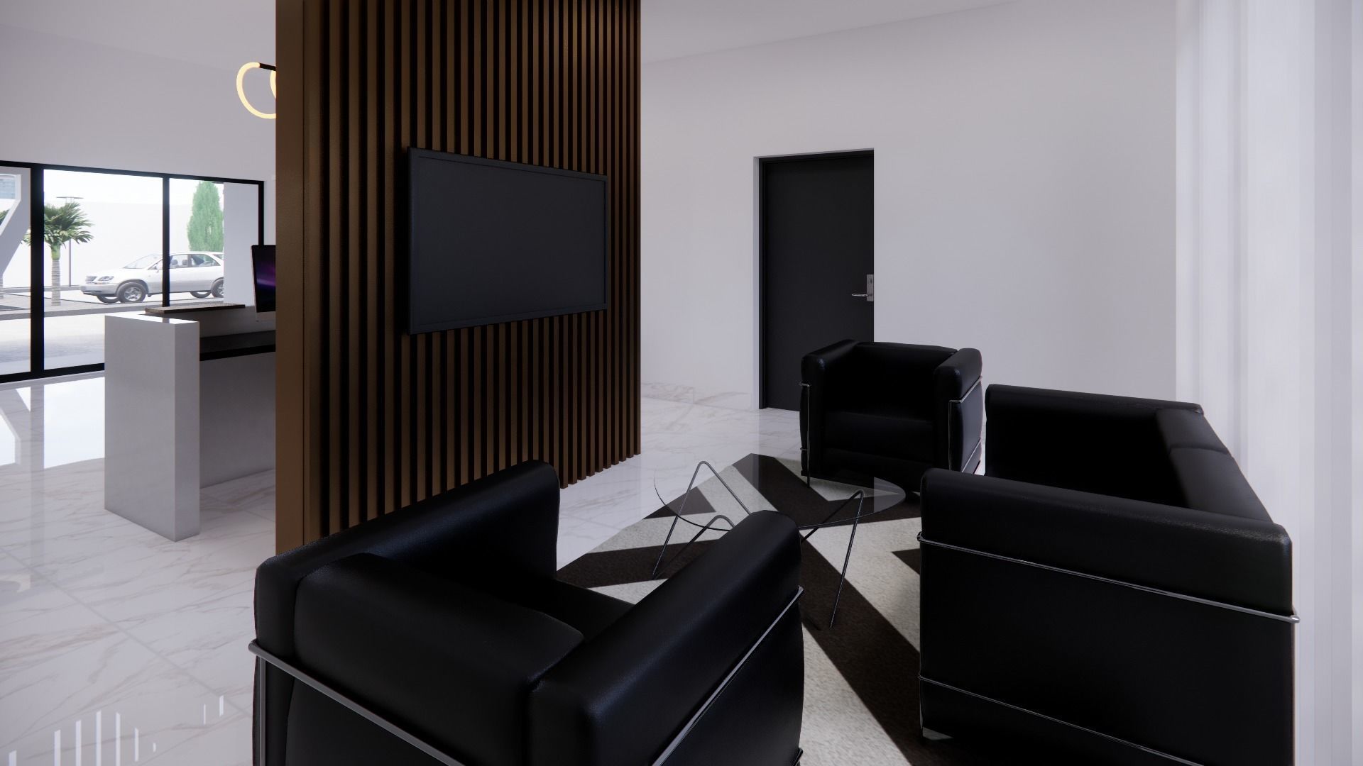 OFFICE BUILDING INTERIOR AND EXTERIOR DESIGN 3D model_10